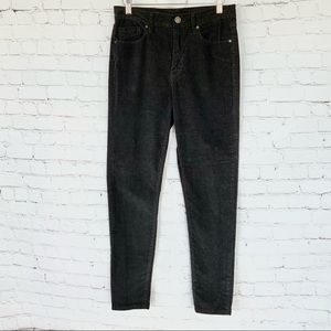 BDG Twig High Rise Black Corduroy 28